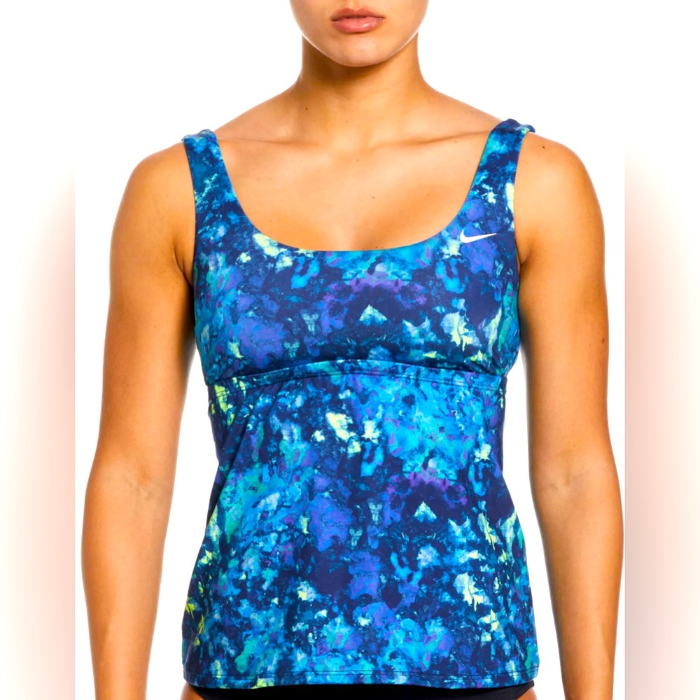 NEW Nike Women's Earth Dye Scoop Neck Tankini size Small NWT